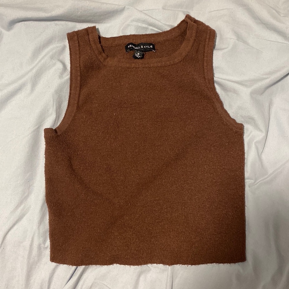 Kendall and Kylie Brown Top